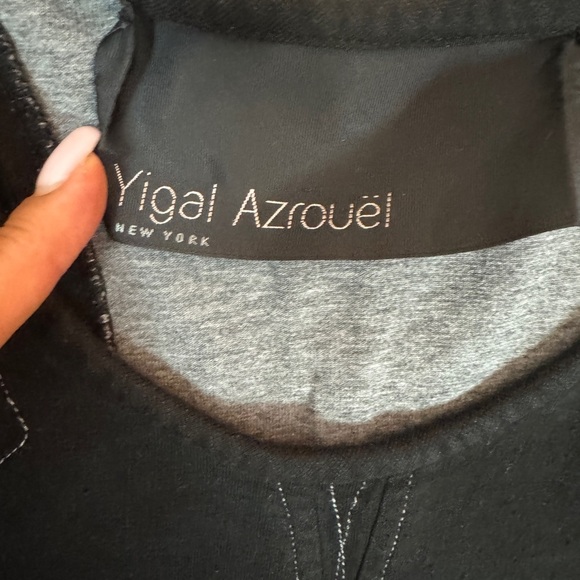 Yigal Azrouel Black Long Sleeve Dress size 4. E3 - Picture 4 of 17